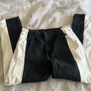 Two tone Levi denim